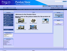 Tablet Screenshot of paralanstore.net